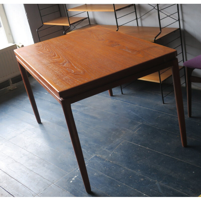 Vintage Teak Extendable model 8 Dining Table by Johannes Andersen for Christian Linneberg, 1960s
