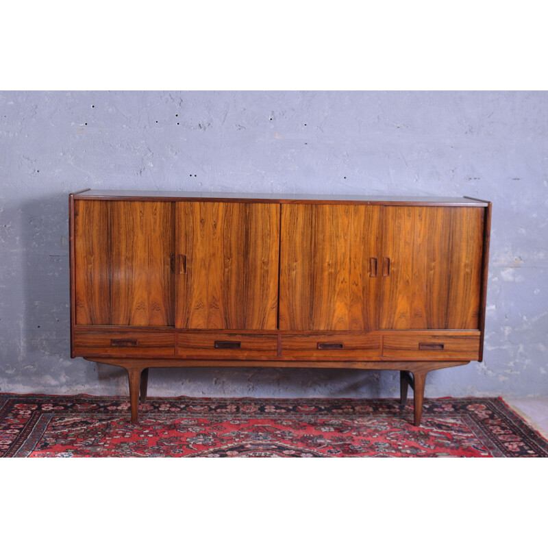 Vintage Highboard by Børge Seindal Rosewood 1960s