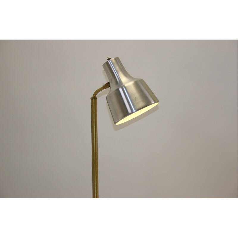 Vintage brass adjustable floor lamp 1960s