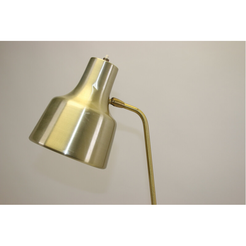 Vintage brass adjustable floor lamp 1960s