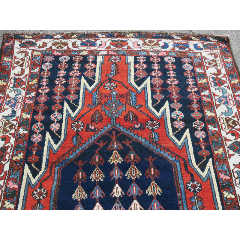 Vintage hand-knotted Persian rug