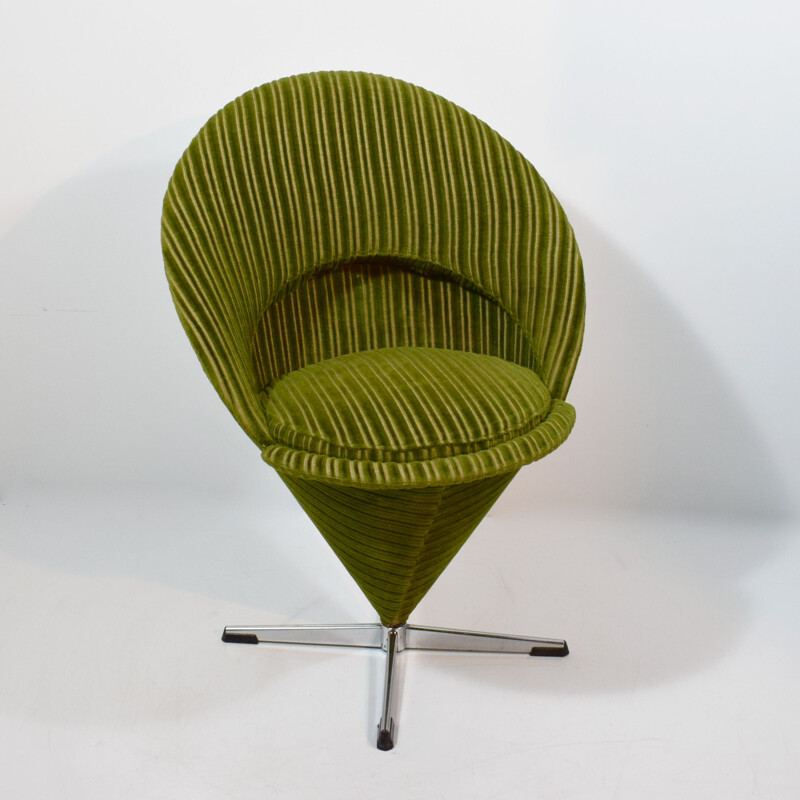 Vintage armchair by Verner Panton "Cone K1" by plus-linje 1958