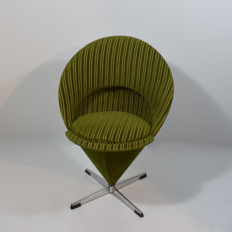Vintage armchair by Verner Panton "Cone K1" by plus-linje 1958