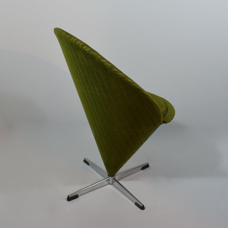 Fauteuil vintage de Verner Panton "Cone K1"  par plus-linje 1958