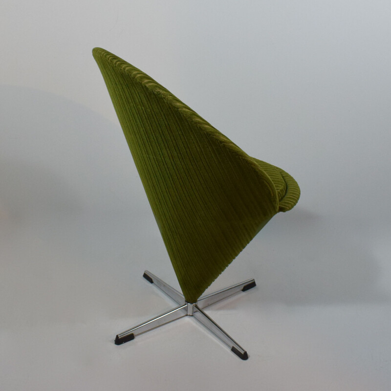 Vintage armchair by Verner Panton "Cone K1" by plus-linje 1958