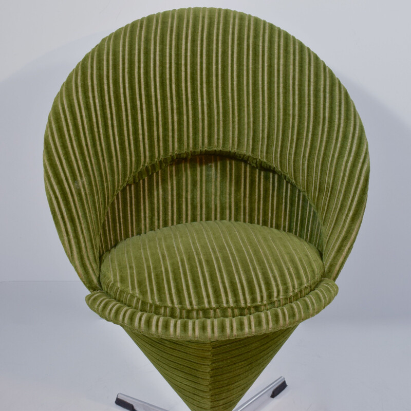 Vintage armchair by Verner Panton "Cone K1" by plus-linje 1958
