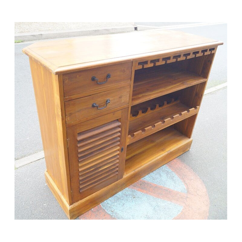 Vintage wooden bar counter 1970