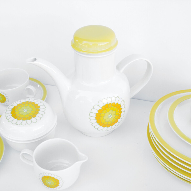 Vintage Porcelain coffee set Melitta, Germany 1960s