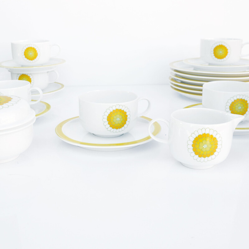 Vintage Porcelain coffee set Melitta, Germany 1960s