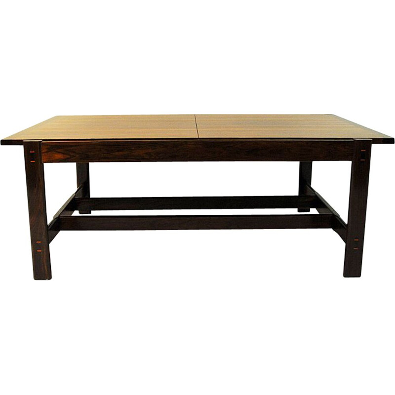 Vintage rosewood coffee table by Torbjørn Afdal for Bruksbo, Norway 1962