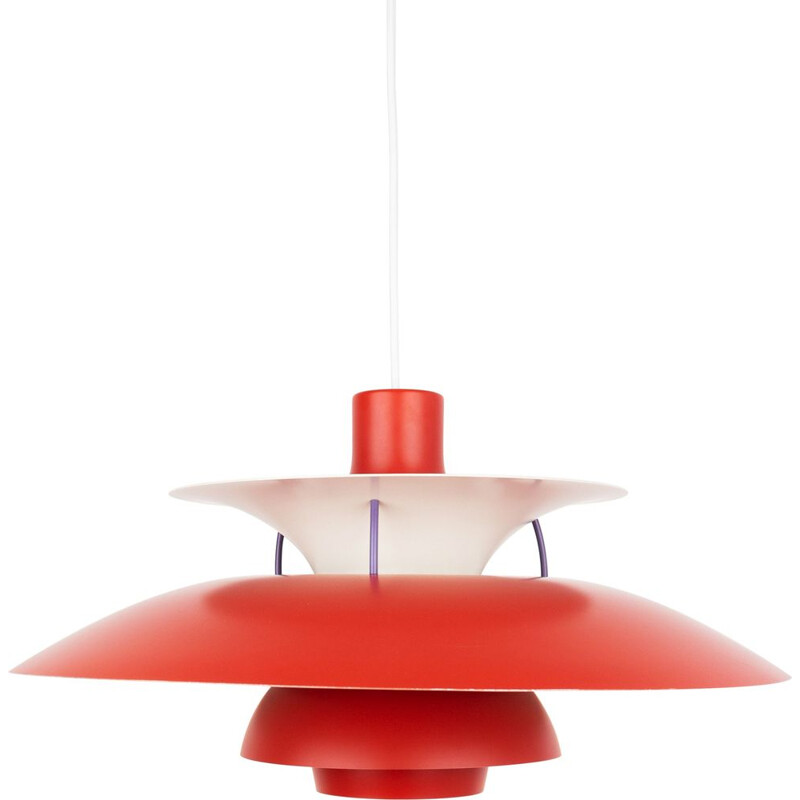 Mid-century pendant lamp PH 5 by Poul Henningsen, Louis Poulsen Danish 1958