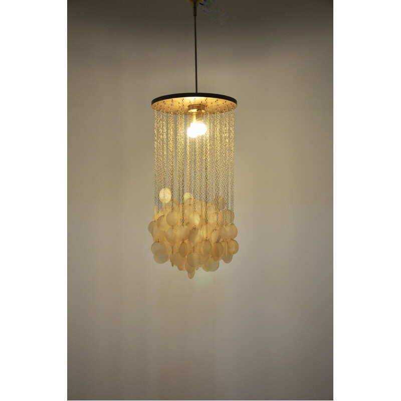 Vintage Mother-of-Pearl Chandeliers Italian 1960s