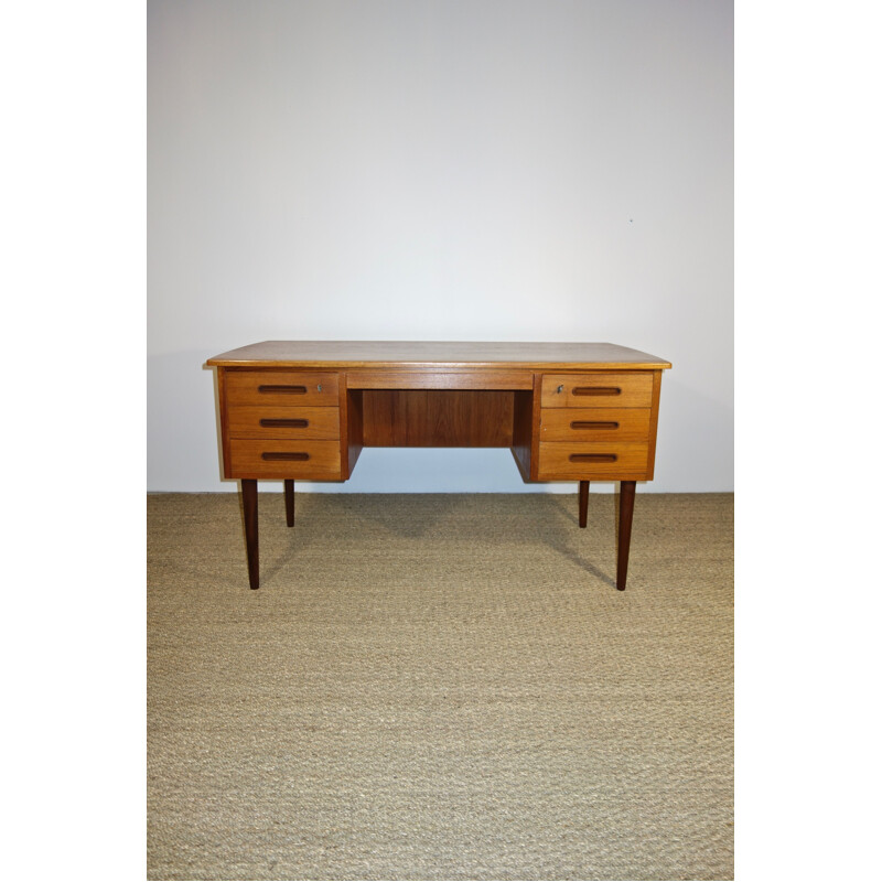 Bureau vintage boomerang en teck scandinave 1960