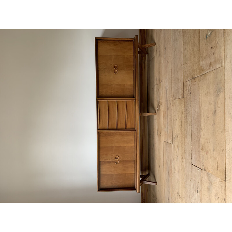 Long vintage Walnut Sideboard By Rudolf Glatzel For Fristho Franeker 1955