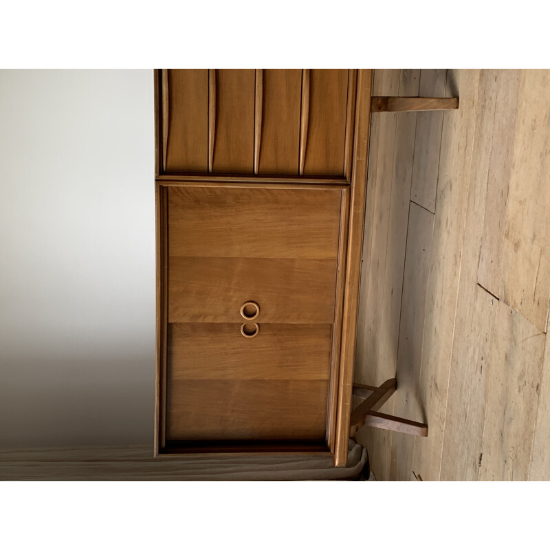 Long vintage Walnut Sideboard By Rudolf Glatzel For Fristho Franeker 1955