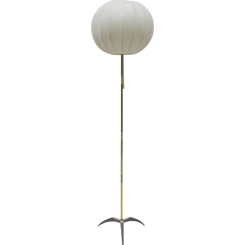 Mid-Century Cocoon Tripod Floor Lamp, 1950s