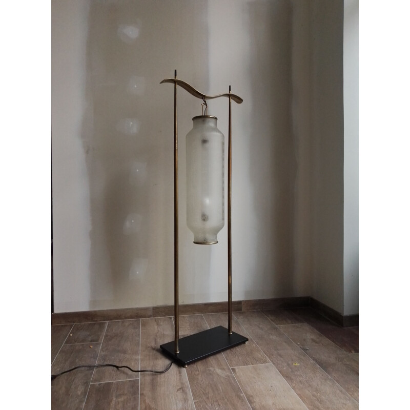 Vintage floor lamp Honk Kong Arredoluce Angelo Lelli 1953