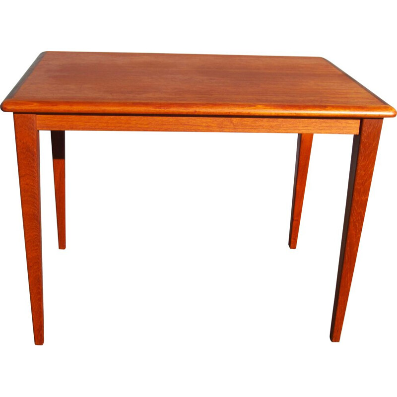 Table d'appoint vintage en teck scandinave