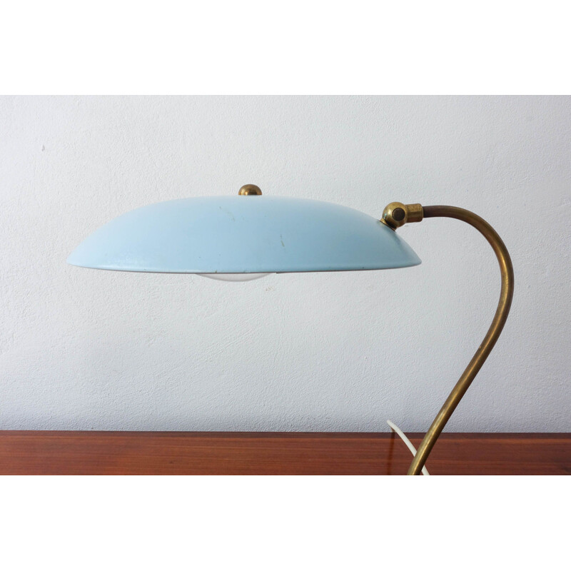 Vintage Table Lamp Stilnovo Brass 1950s