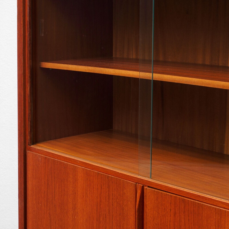 Vintage display cabinet in teak, Scandinavian 1960s