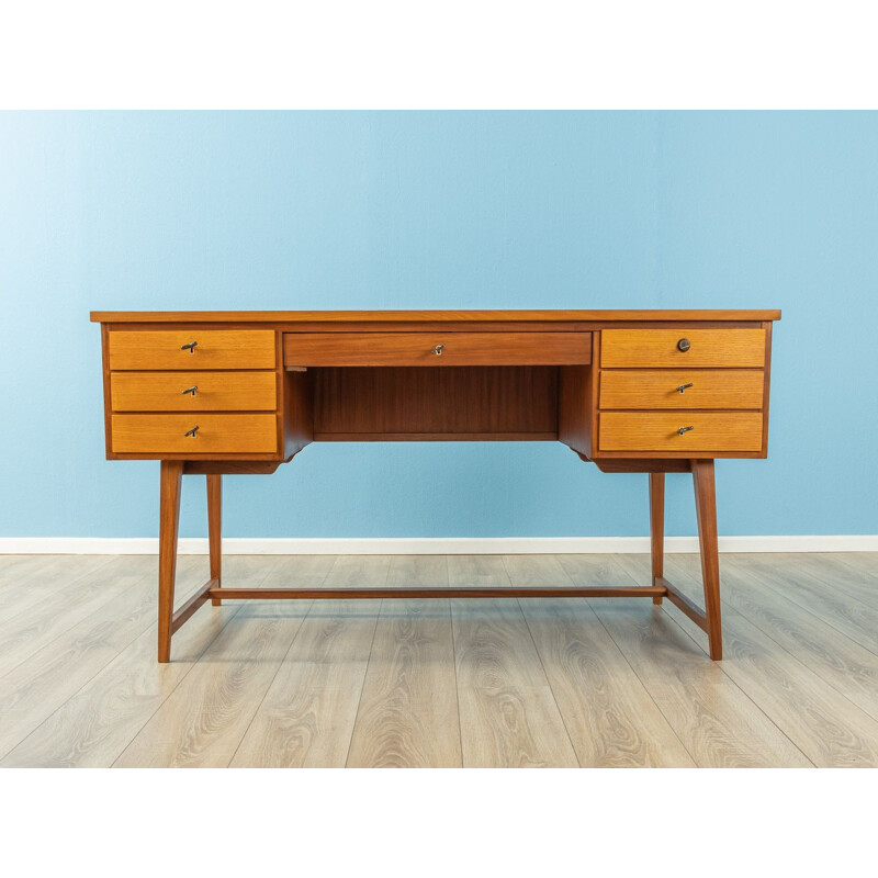 Vintage Writing Desk walnut 1960s