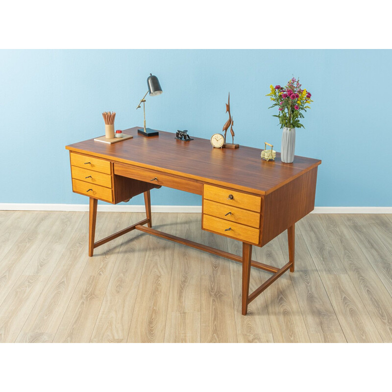 Vintage Writing Desk walnut 1960s