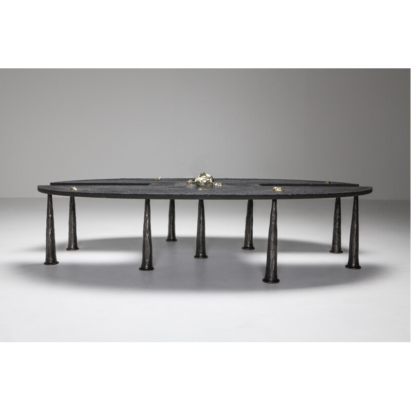 Vintage Iron Coffee Table by Thomas Serruys 2019