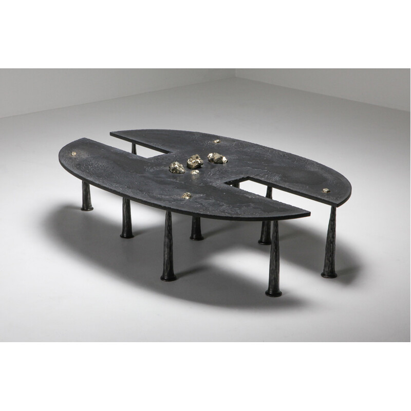 Vintage Iron Coffee Table by Thomas Serruys 2019