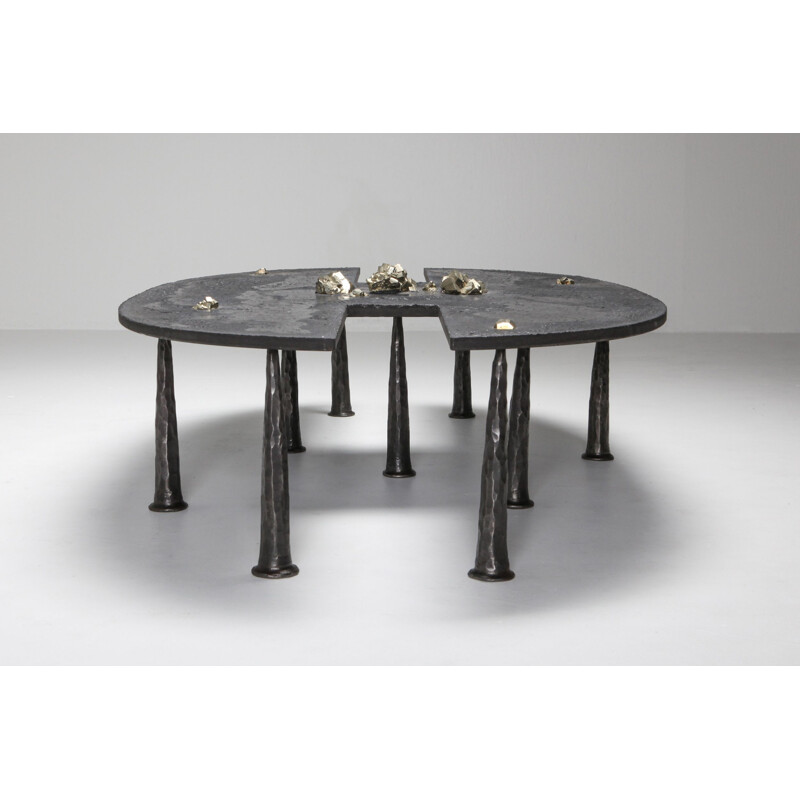 Vintage Iron Coffee Table by Thomas Serruys 2019