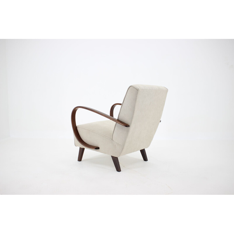 Vintage Armchair Jindrich Halabala Czechoslovakia 1950s