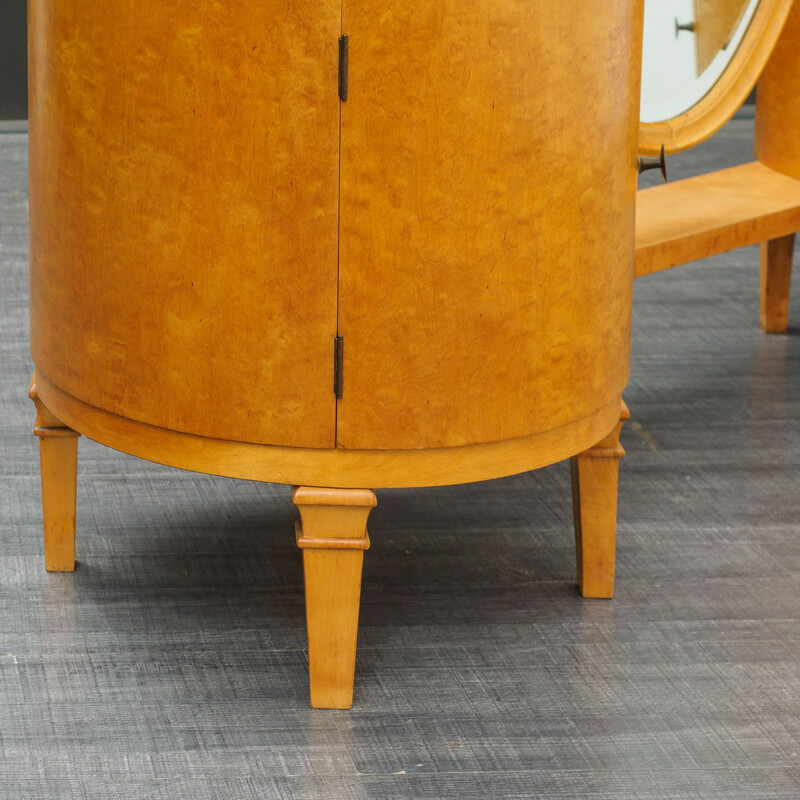 Vintage dressing table, maplewood 1950s