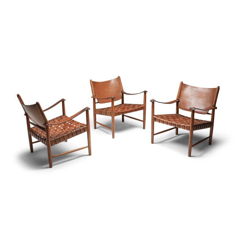 Safari Vintage Armchairs Arne Noréll Norell Mobel 1960