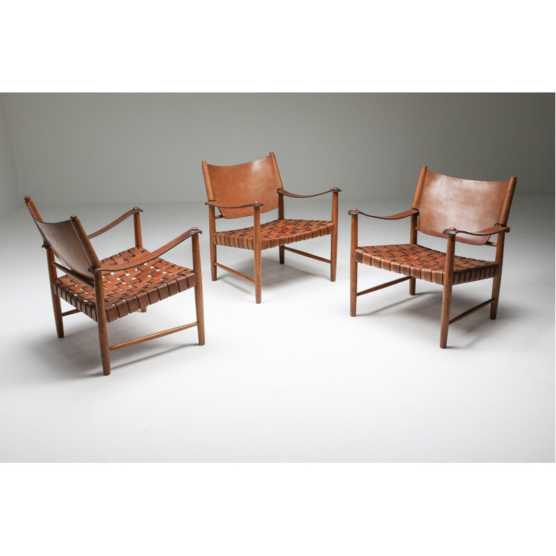 Safari Vintage Armchairs Arne Noréll Norell Mobel 1960