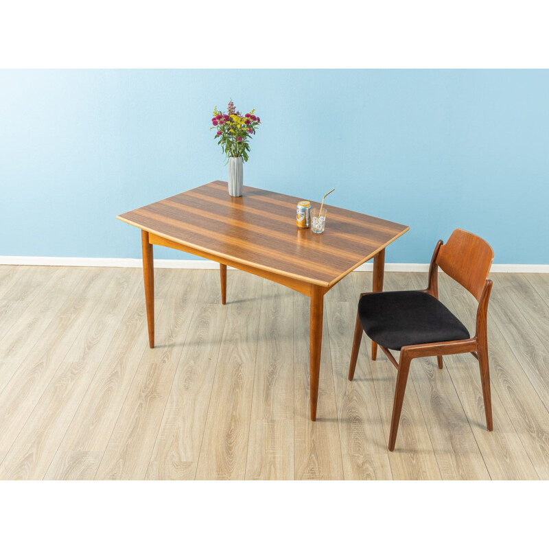 Vintage Dining Table Walnut Germany 1960s