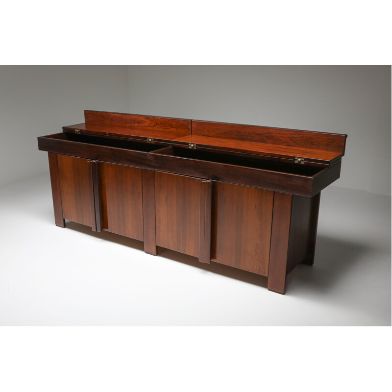 Vintage 'Torbecchia' Credenza in Walnut Giovanni Michelucci 1960s