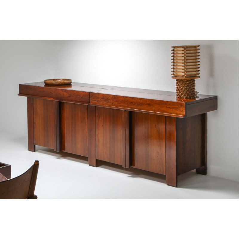 Vintage 'Torbecchia' Credenza in Walnut Giovanni Michelucci 1960s