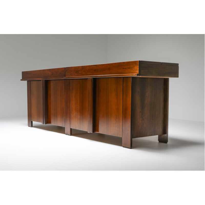 Vintage 'Torbecchia' Credenza in Walnut Giovanni Michelucci 1960s