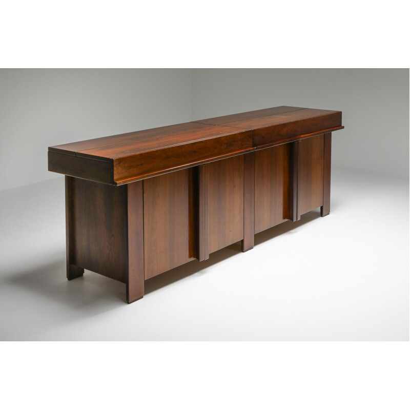 Vintage 'Torbecchia' Credenza in Walnut Giovanni Michelucci 1960s