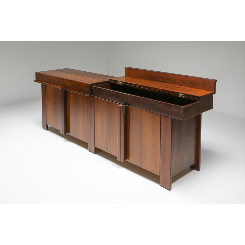 Vintage 'Torbecchia' Credenza in Walnut Giovanni Michelucci 1960s