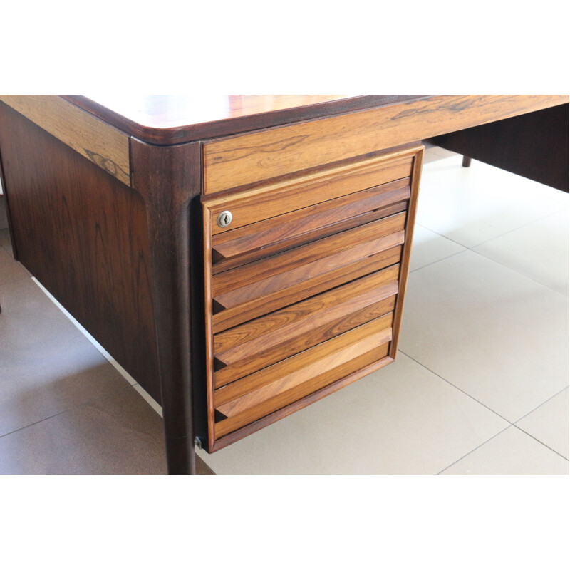 Mid Century Rosewood desk by Tørbjorn Afdal, Norway 1970s