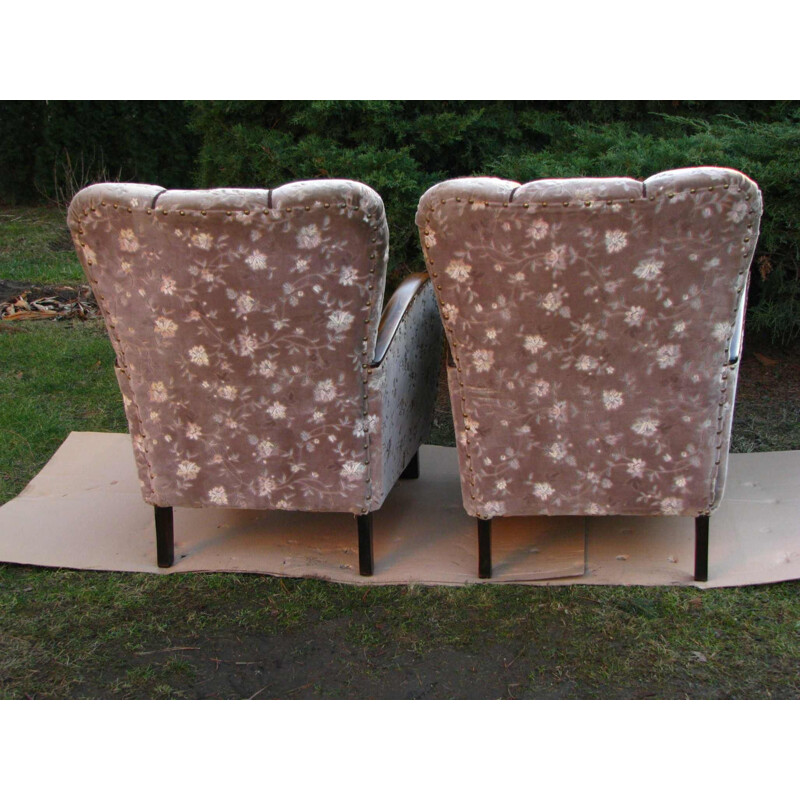 Pair of Vintage armchair Art deco