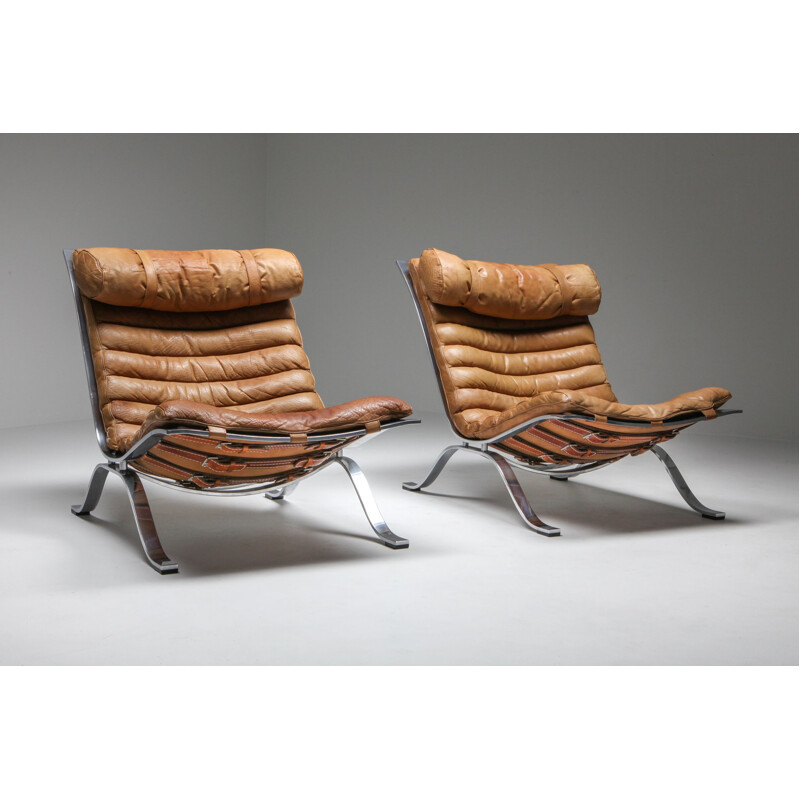 Pair of Vintage Lounge Chairs 'Ari' by Arne Norell AB Arne Norell 1960s