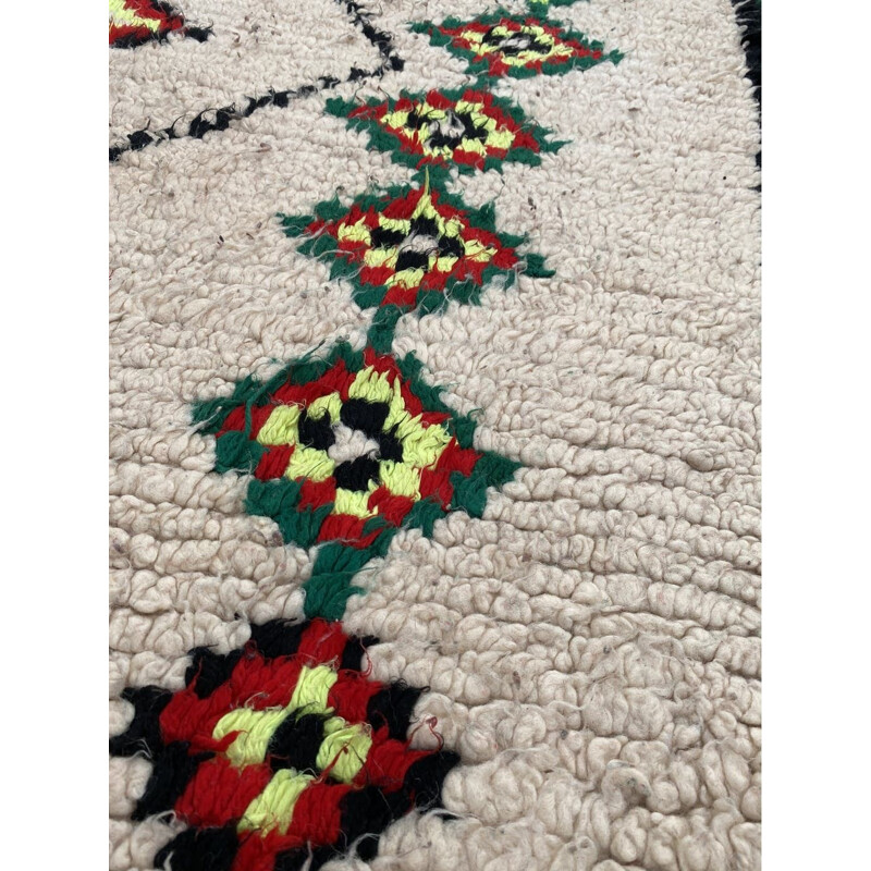 Vintage Berber azilal carpet 
