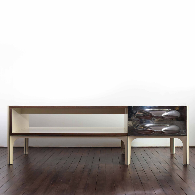 Table d'appoint Vintage de la ligne de meubles DF 2000 de Raymond Loewy