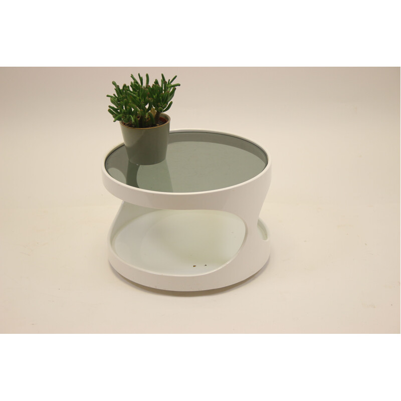 Vintage plant table white  Spage Age Erik van Buijtenen