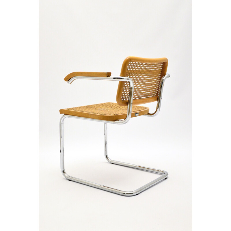 Vintage Cesca B32 Chair By Marcel Breuer For Gavina  Knoll 1970s