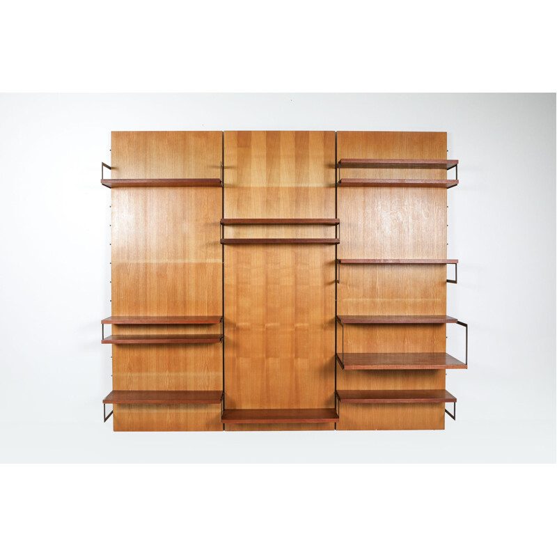 Vintage 'Japanese Series' Wall Unit, Cees Braakman for Postoe Netherlands 1950s