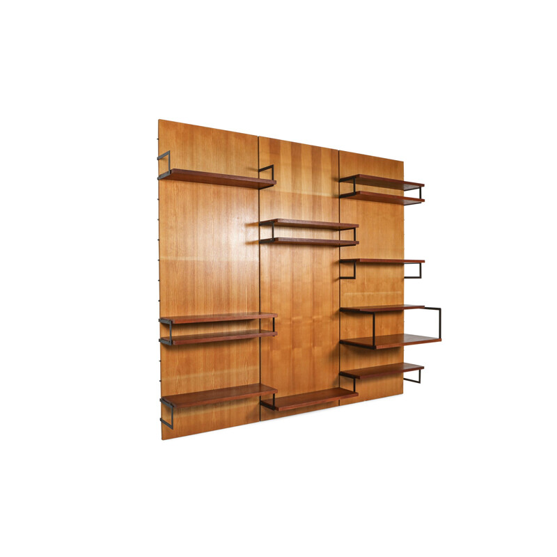 Vintage 'Japanese Series' Wall Unit, Cees Braakman for Postoe Netherlands 1950s