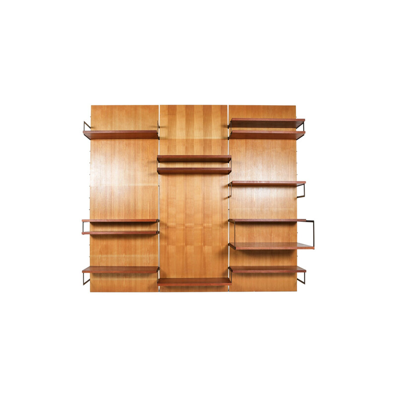 Vintage 'Japanese Series' Wall Unit, Cees Braakman for Postoe Netherlands 1950s