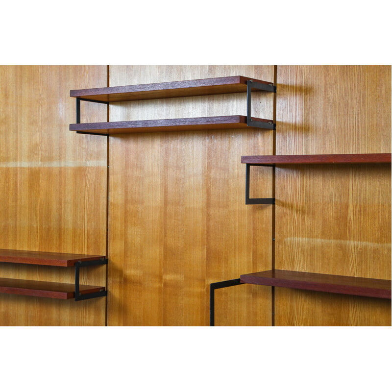 Vintage 'Japanese Series' Wall Unit, Cees Braakman for Postoe Netherlands 1950s